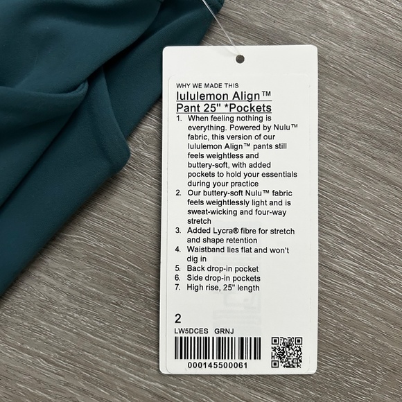 Lululemon align pant with pockets - Picture 2 of 2